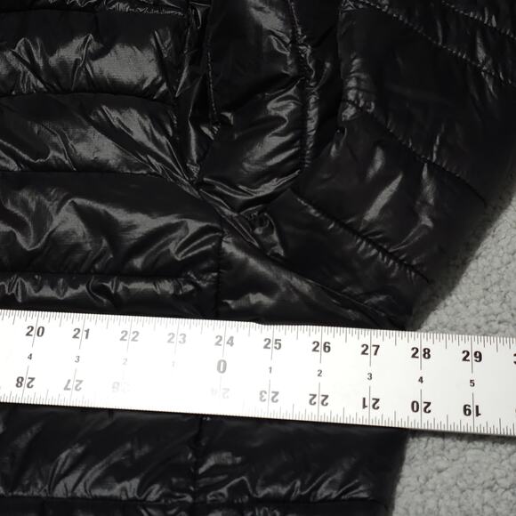 Swiss Tech Women’s Chunky Black Puffer Jacket Hooded Full Zip Plus Size 2X - Picture 5 of 10